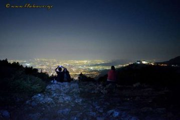 Φλαμπούρι - 2016-10-14 - Απογευματοβραδινή πεζοπορική βόλτα στο ελατόδασος της Πάρνηθας